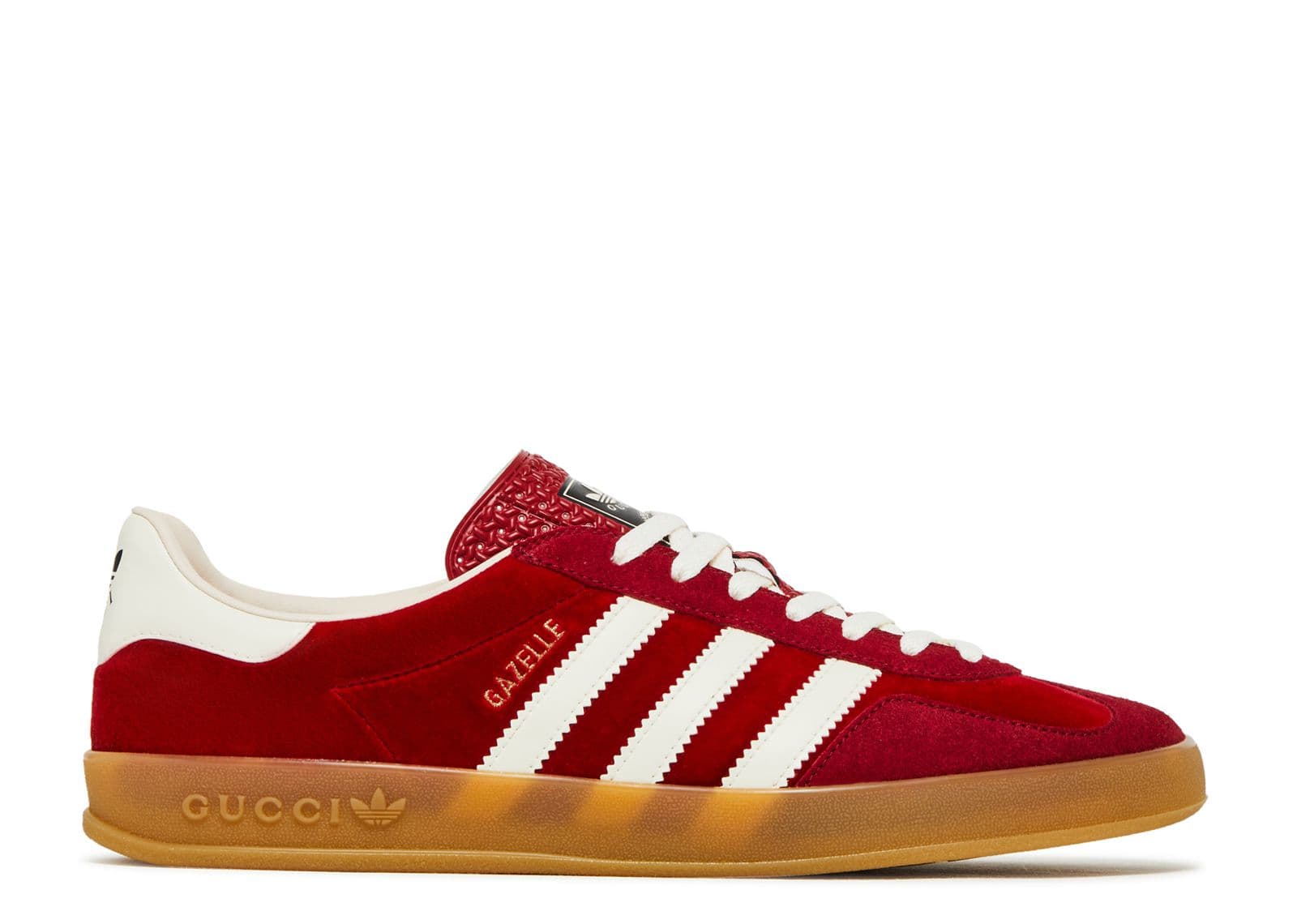 Adidas x Gucci Gazelle 'Red Velvet'