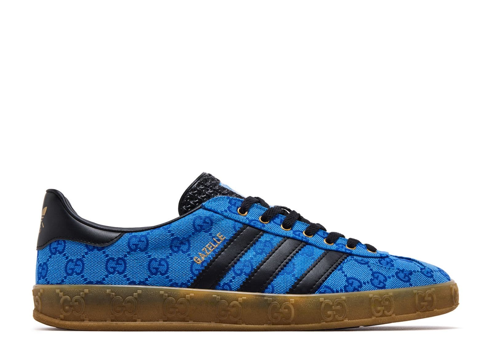 Adidas x Gucci Gazelle 'Blue GG Monogram'