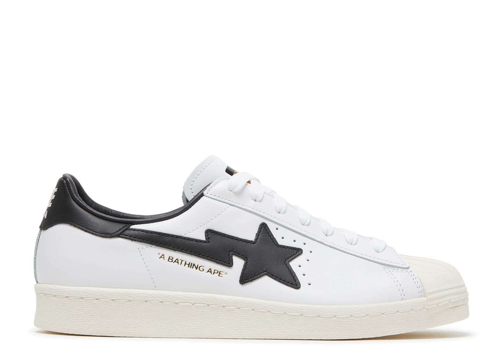 BAPE x Superstar 'White Black'