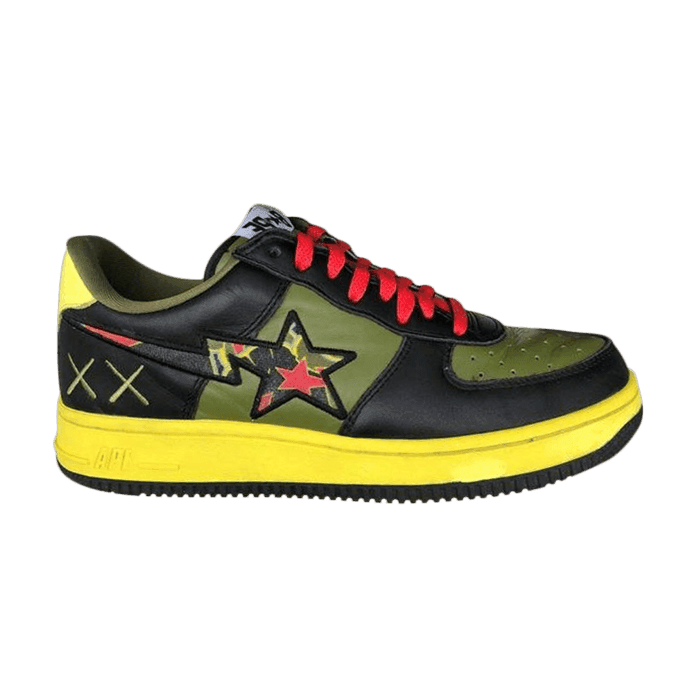 KAWS x Bapesta FS 001 'Olive Black'