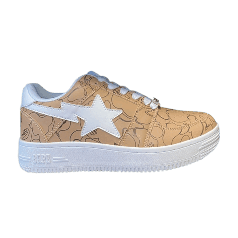 Wmns Bapesta 'Lined Camo - Beige'