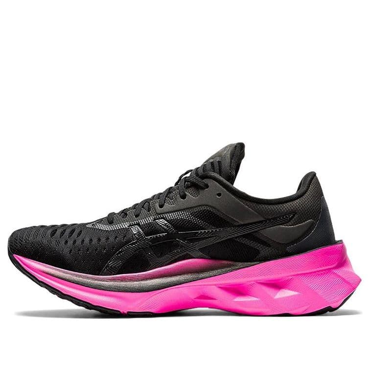 (WMNS) ASICS Novablast 'Black Pink Glo' 1012A584-003