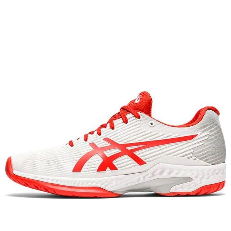 ASICS Solution Speed 'White Fiery Red'