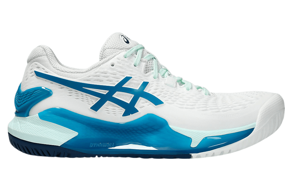 Wmns Gel Resolution 9 'White Teal Blue'