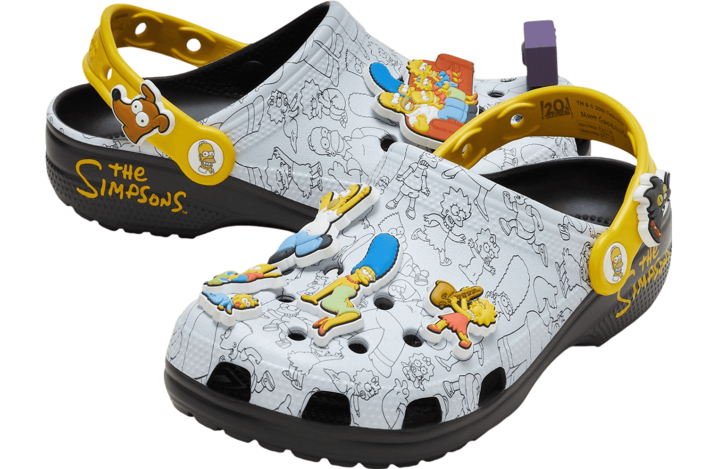 The Simpsons x Crocs Classic Clog Family