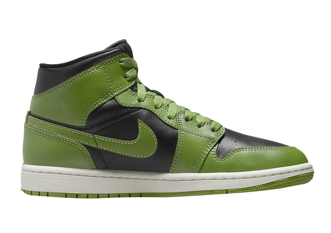 Air Jordan 1 Mid WMNS Black Green