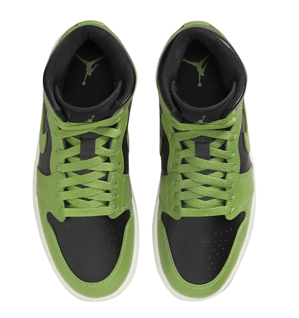 Air Jordan 1 Mid WMNS Black Green