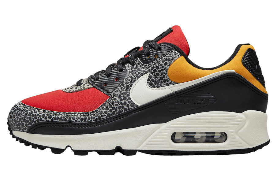 Nike Air Max 90 SE Safari Black Chile Red