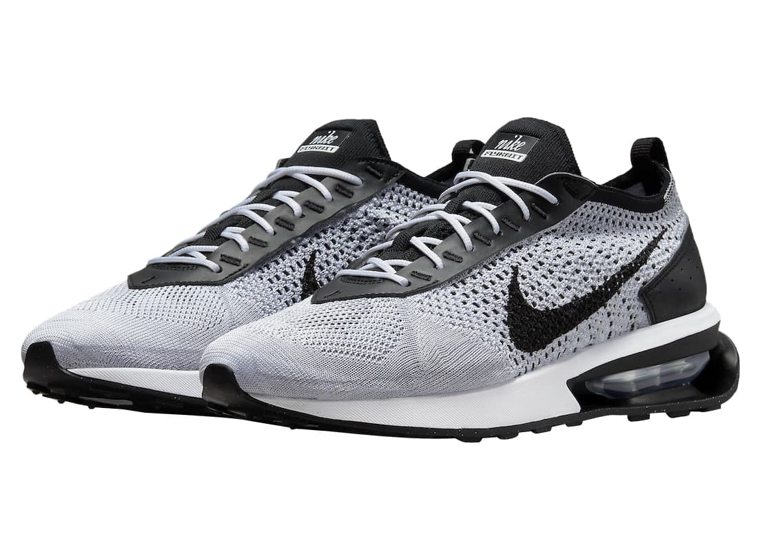 Nike Air Max Flyknit Racer White Black