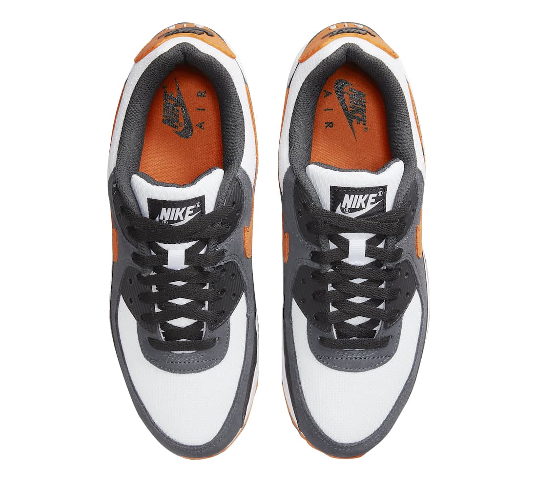 Nike Air Max 90 White Black Orange