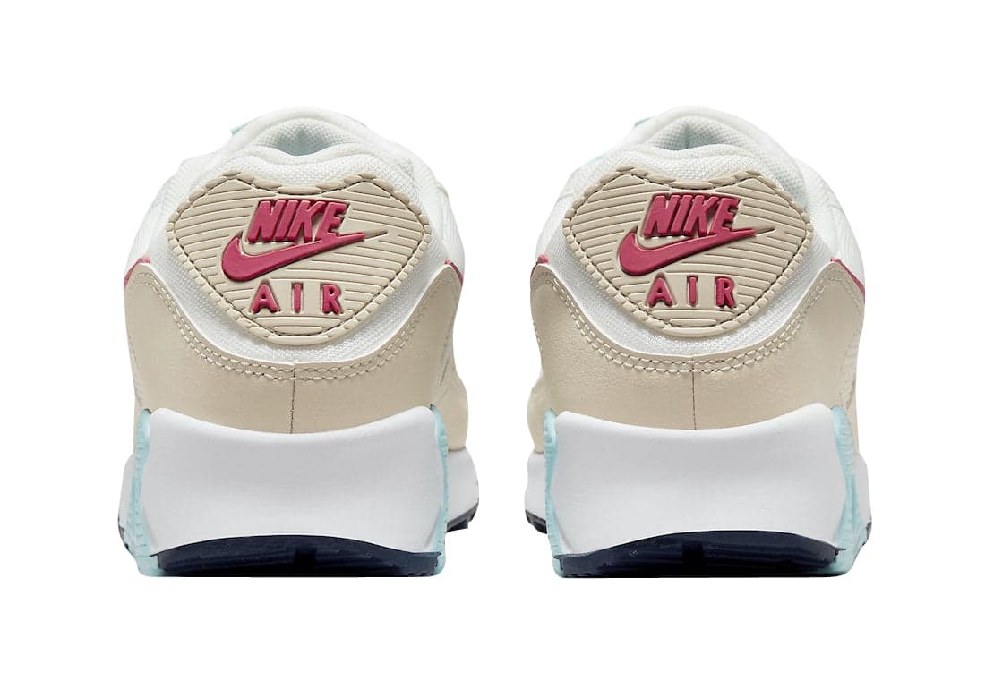 Nike Air Max 90 White Red Aqua