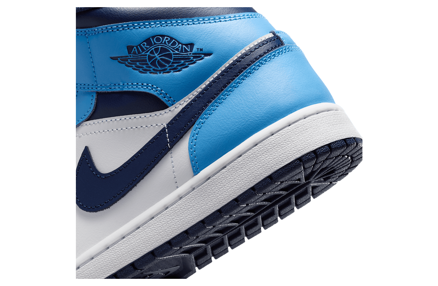 Air Jordan 1 Mid University Blue / White