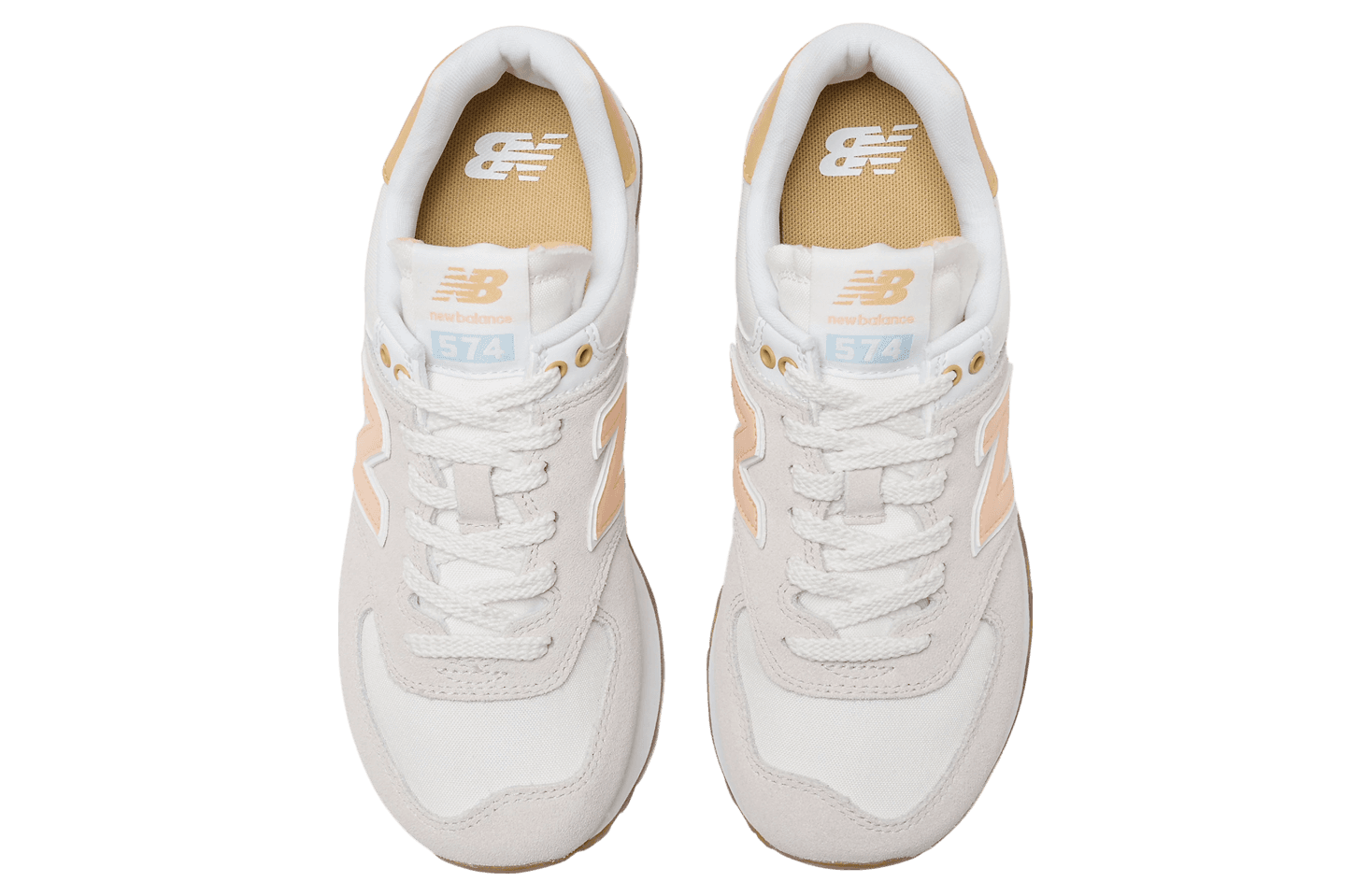 New Balance 574 WMNS Timberwolf / Alpha Orange