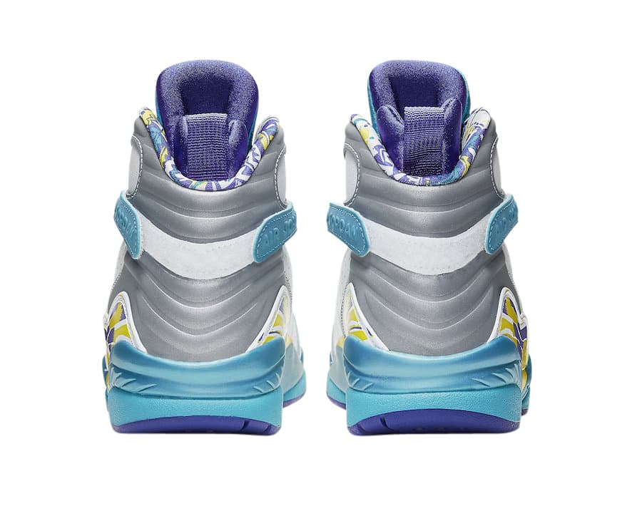 Wmns Jordan 8 Retro 'White Aqua'