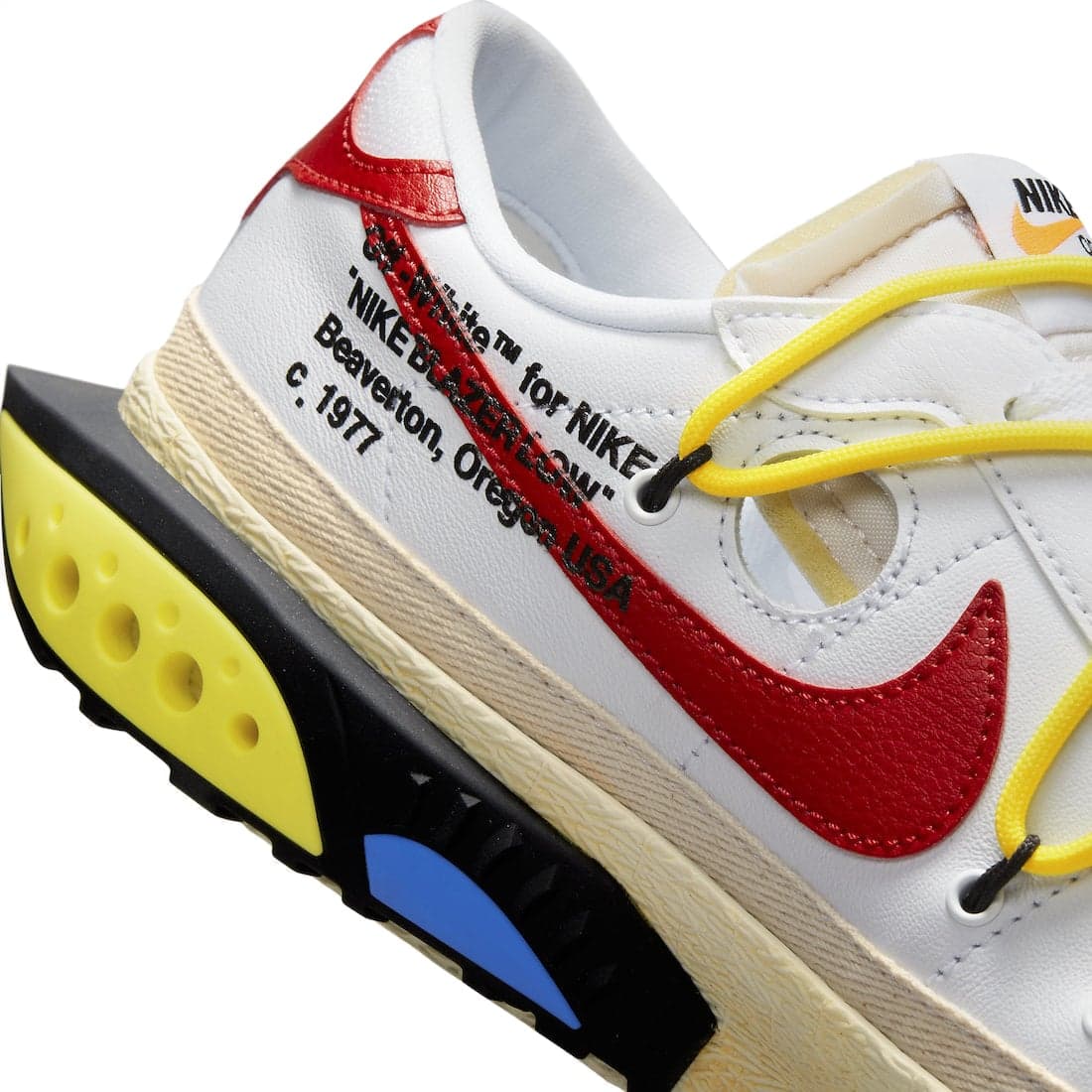 Off-White x Blazer Low 'White University Red'