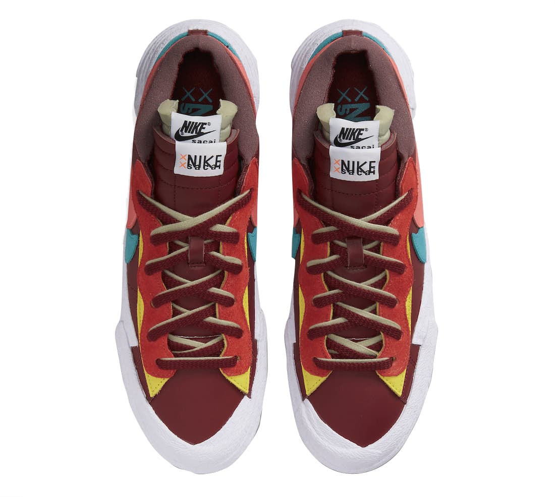 KAWS x sacai x Blazer Low 'Team Red'