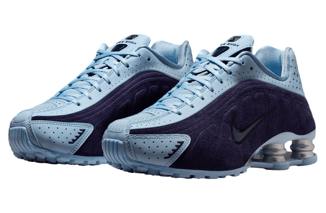 Wmns Shox R4 'Imperial Purple Celestine Blue'