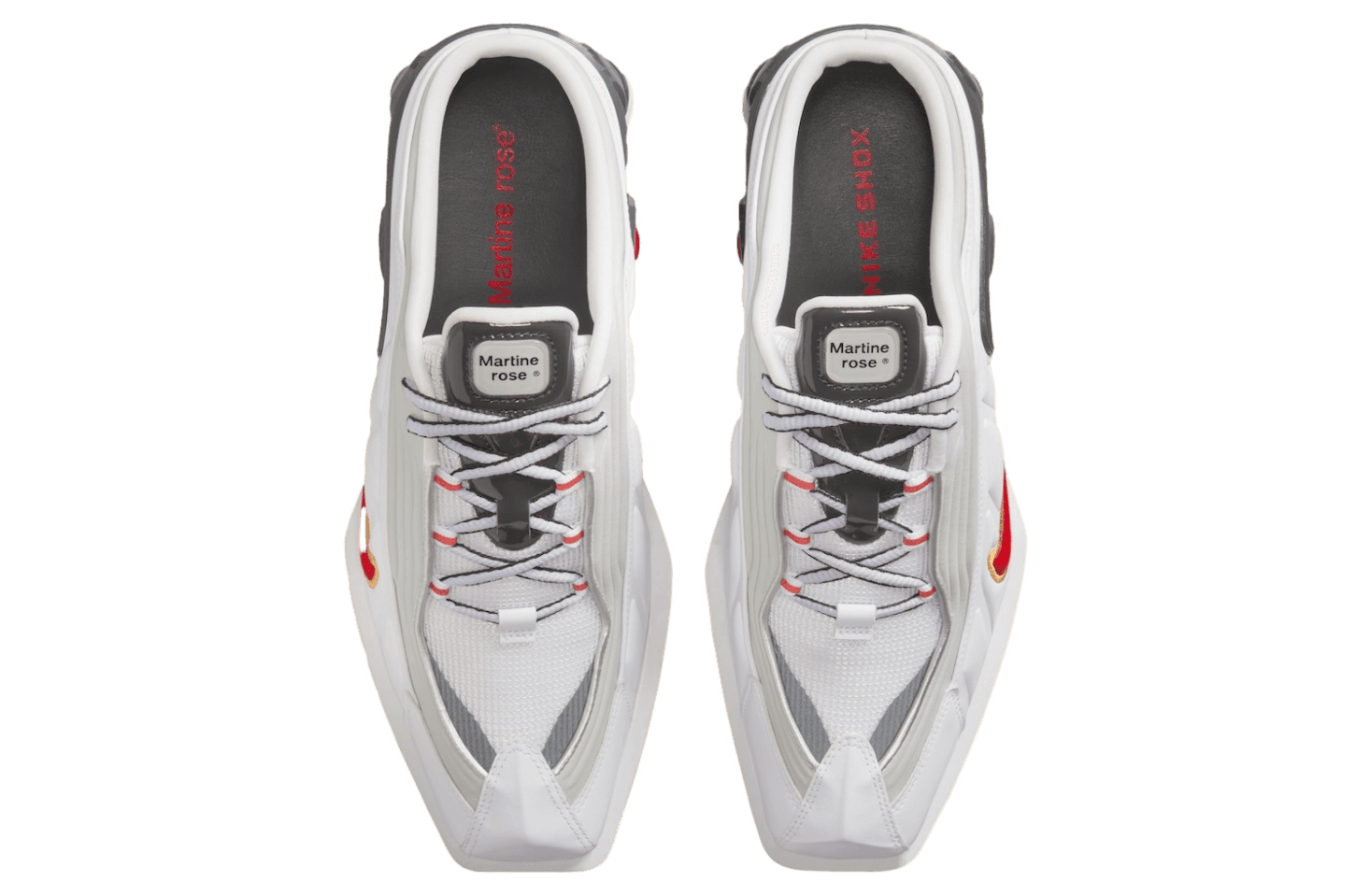 (WMNS) Nike x Martine Rose Shox MR4 Mule 'White Metallic Platinum' IM5420-100
