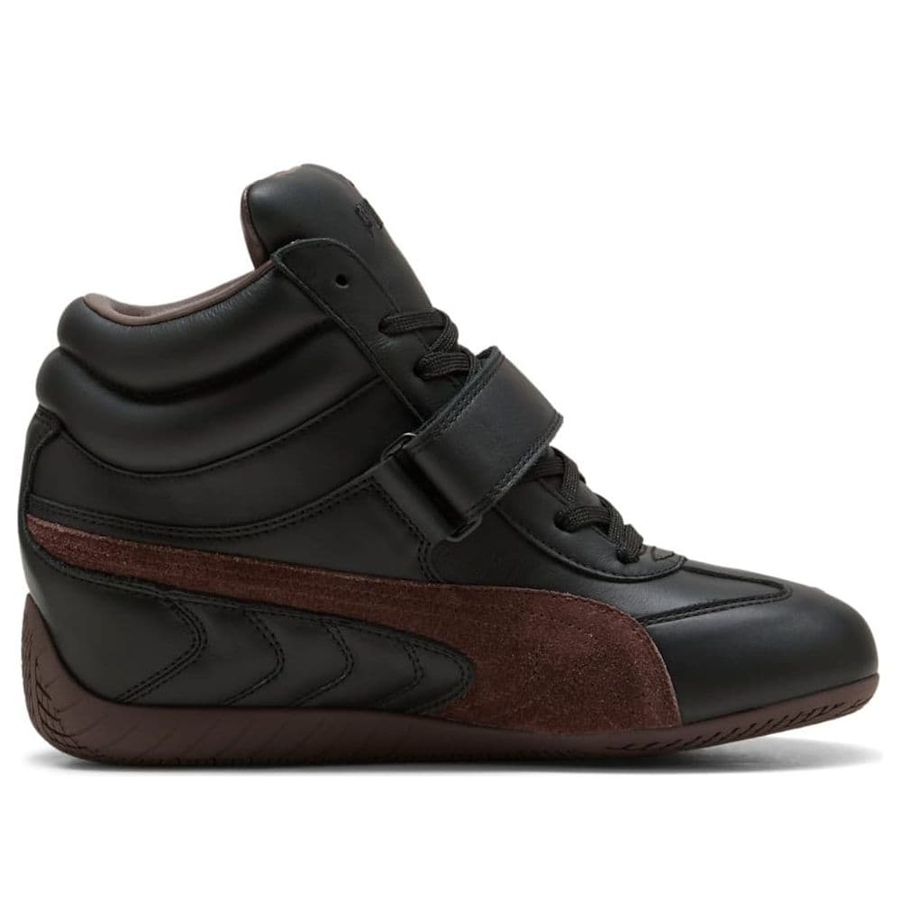 (WMNS) PUMA Speedcat Wedge 'Black Brown' 408120-02