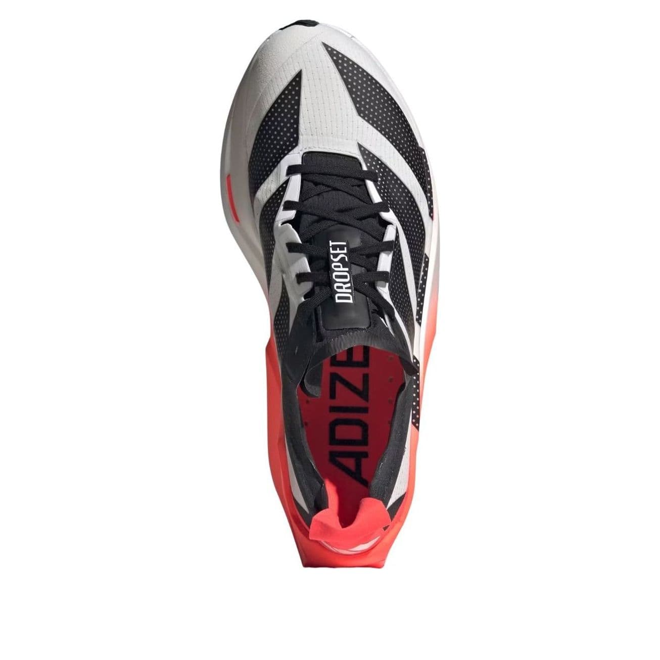 adidas Adizero Dropset Elite 'White Solar Red Black' LA6218