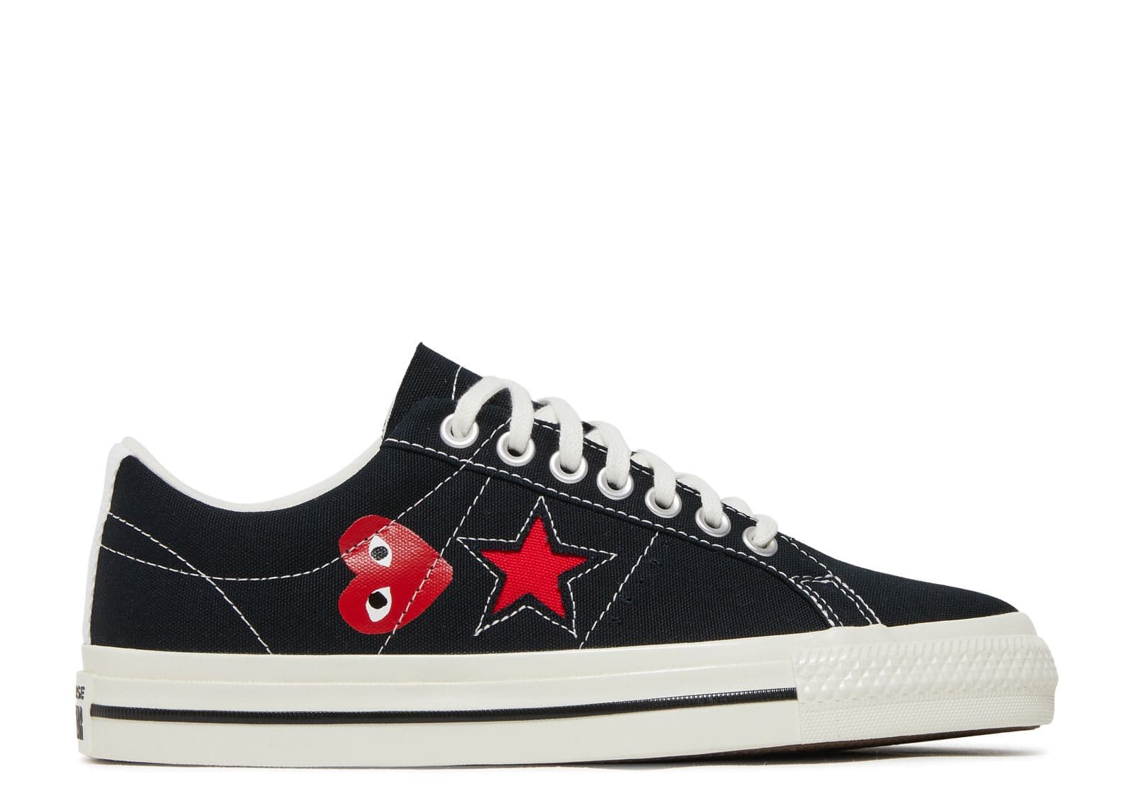 Comme des Garçons Play x One Star 'Black White'