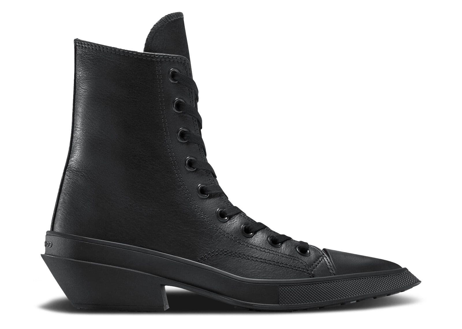Chuck 70 De Luxe Pointed Leather High 'Triple Black'