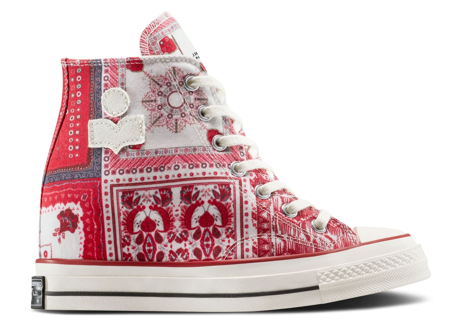Isabel Marant x Chuck 70 Wedge Platform High 'Red Bandana Scarf'
