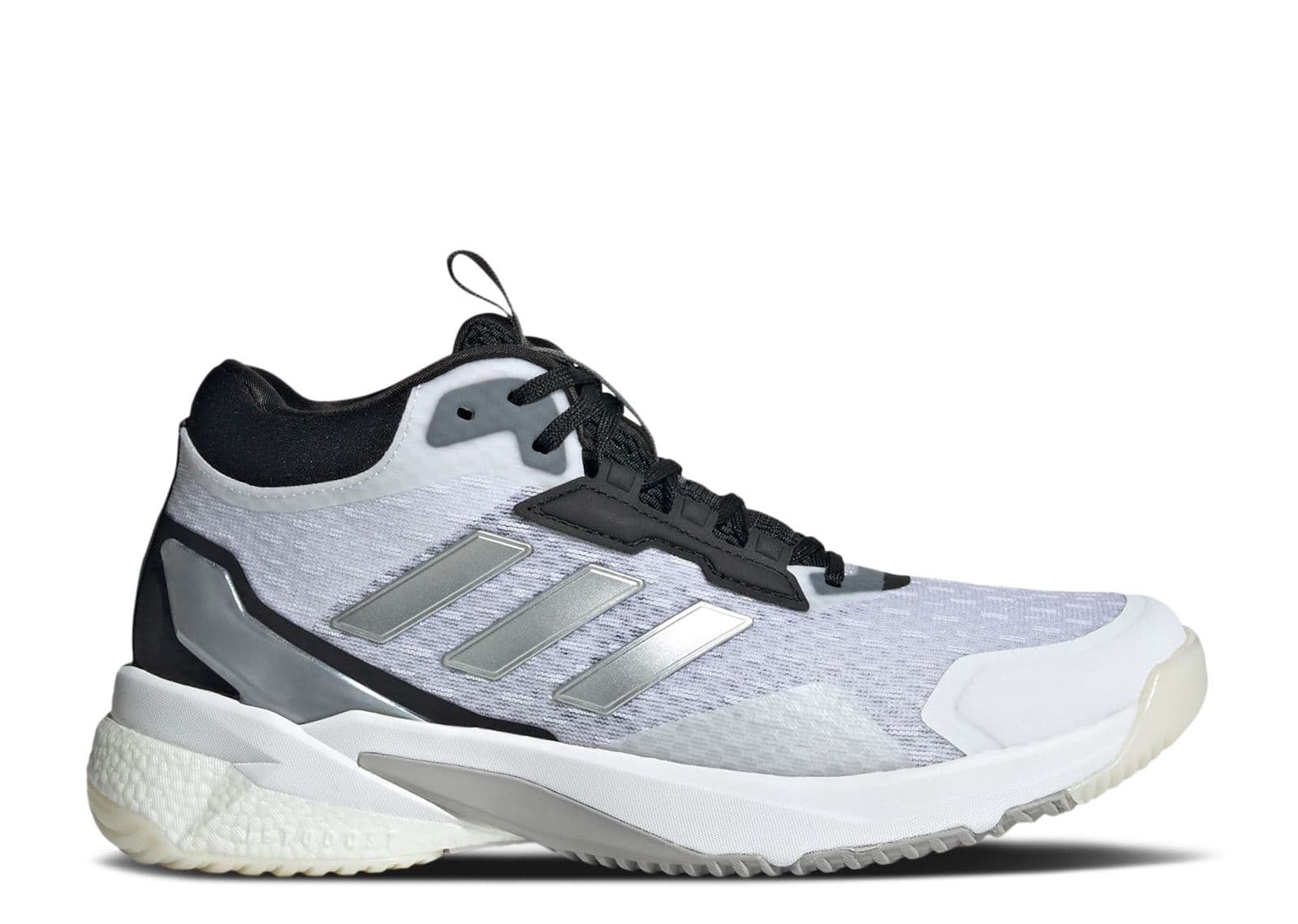 Crazyflight 5 Mid Indoor 'White Silver Metallic Black'