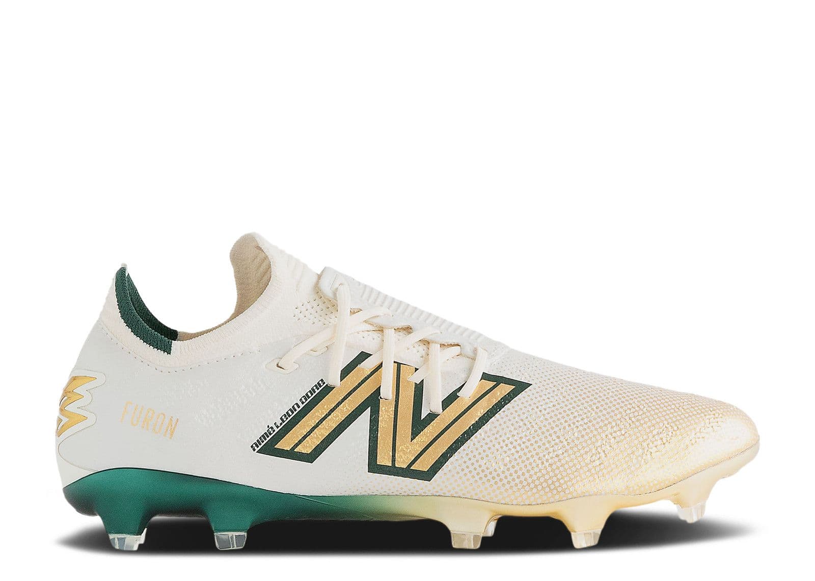 New Balance Aimé Leon Dore x Furon V7+ Pro FG 'White Green Metallic Gold'