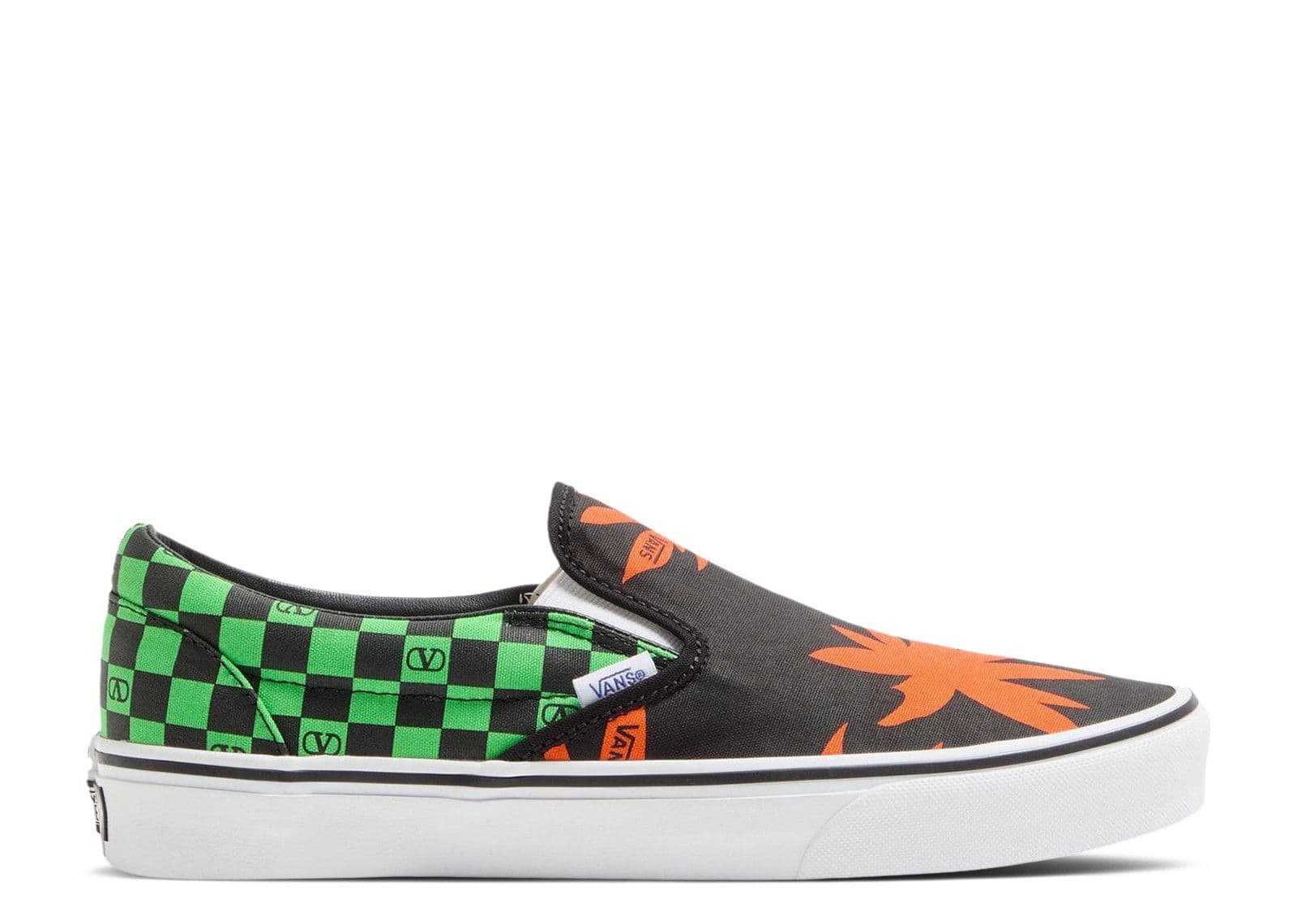 Valentino Garavani x Classic Slip-On 'Tropical Leaves - Green Orange'