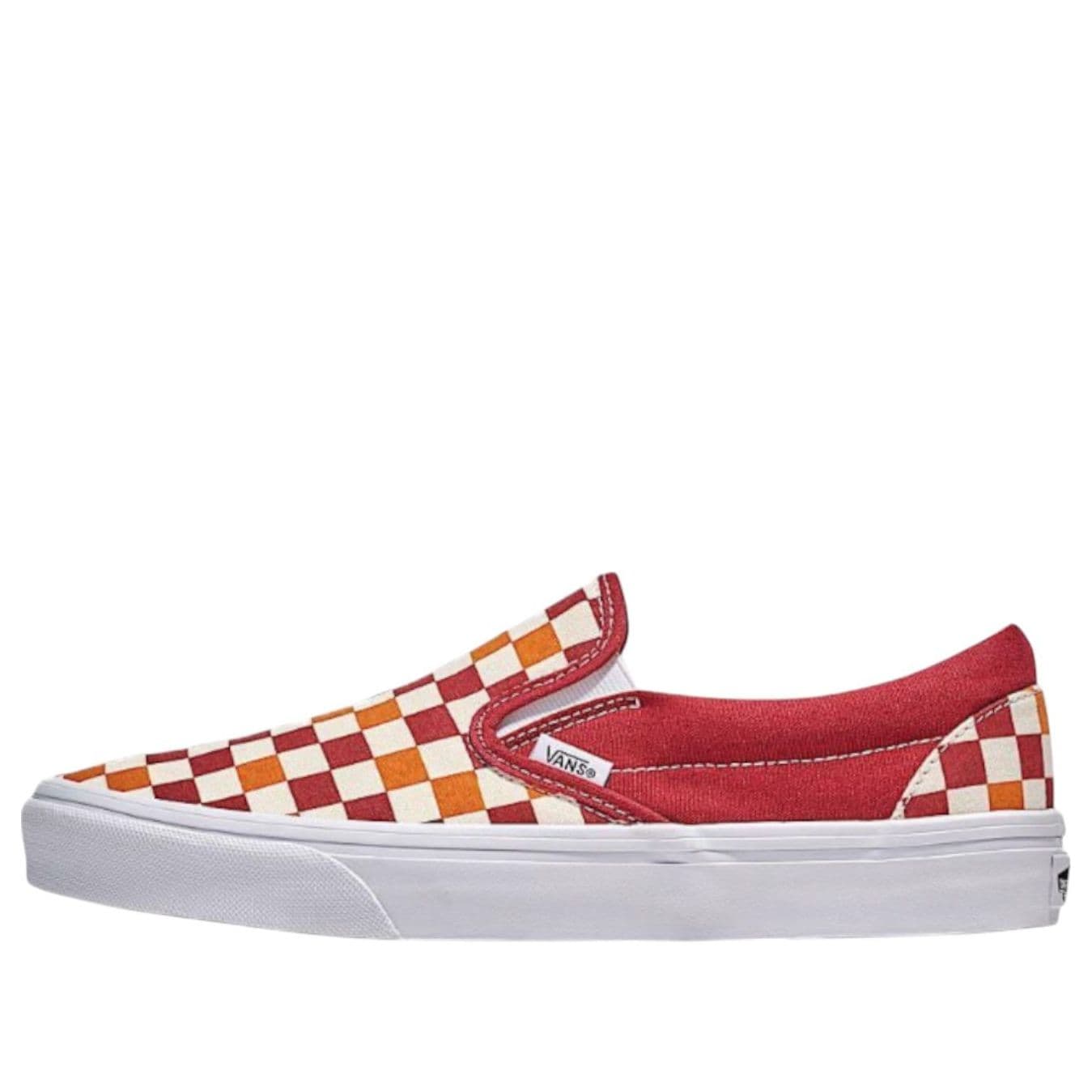 Vans Classic Slip-On Checkerboard 'Red White'