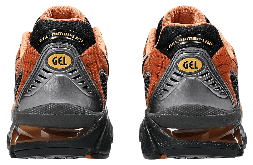 Gel Nimbus 10.1 'Black Rust Orange'