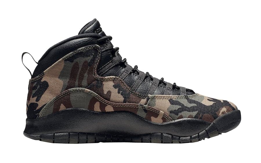 Jordan 10 Retro 'Woodland Camo'