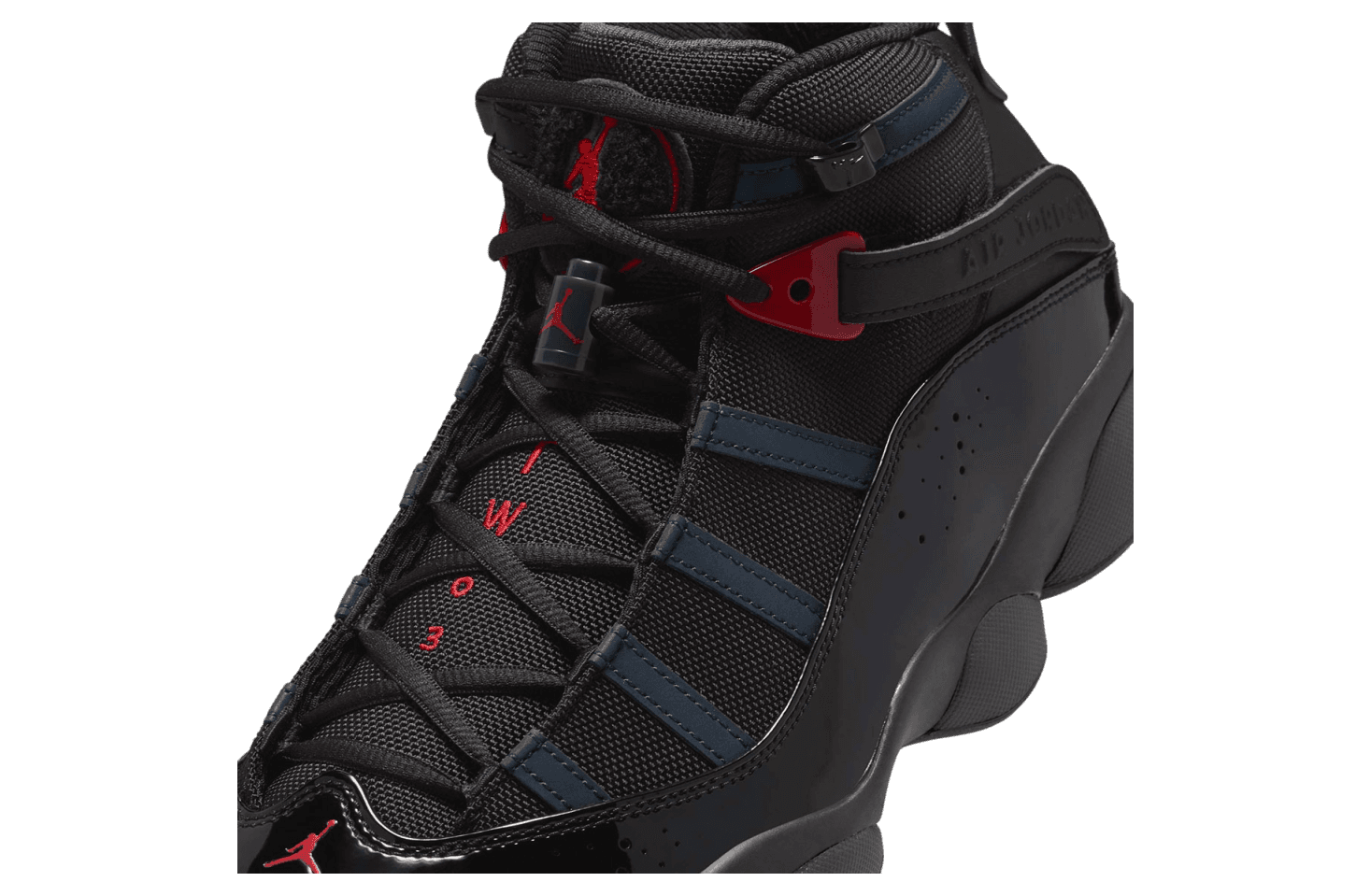 Jordan 6 Rings 'Anthracite Fire Red'