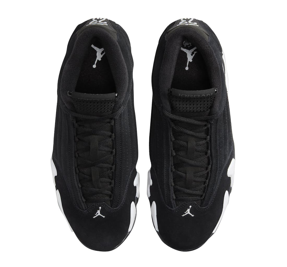 Jordan 14 Retro 'Black White'