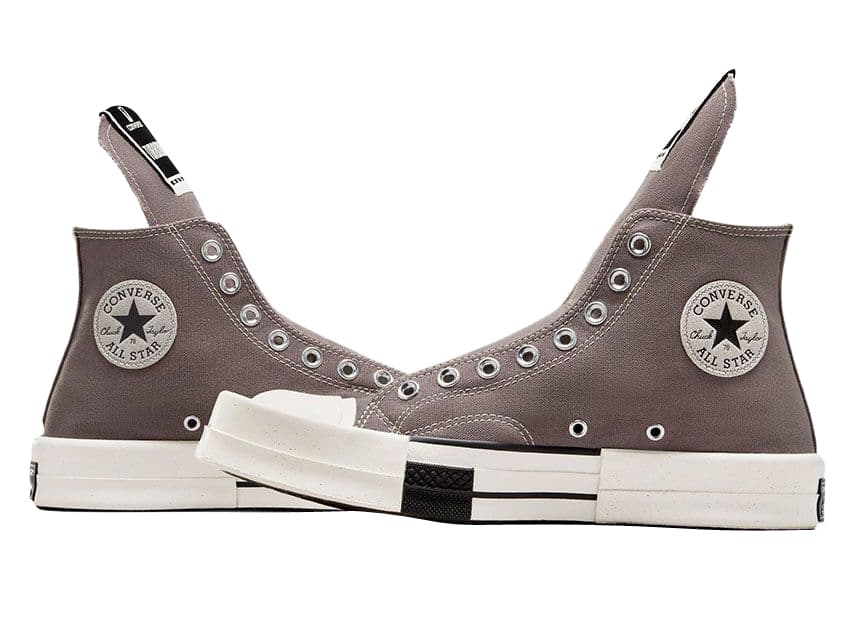 Rick Owens x TURBODRK Chuck 70 Laceless 'Iron'
