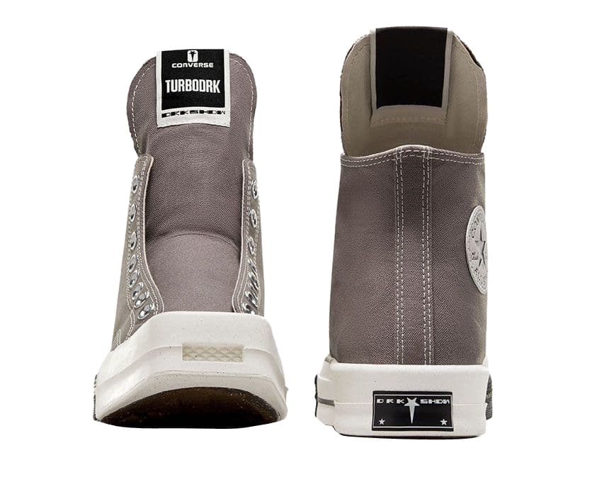 Rick Owens x TURBODRK Chuck 70 Laceless 'Iron'
