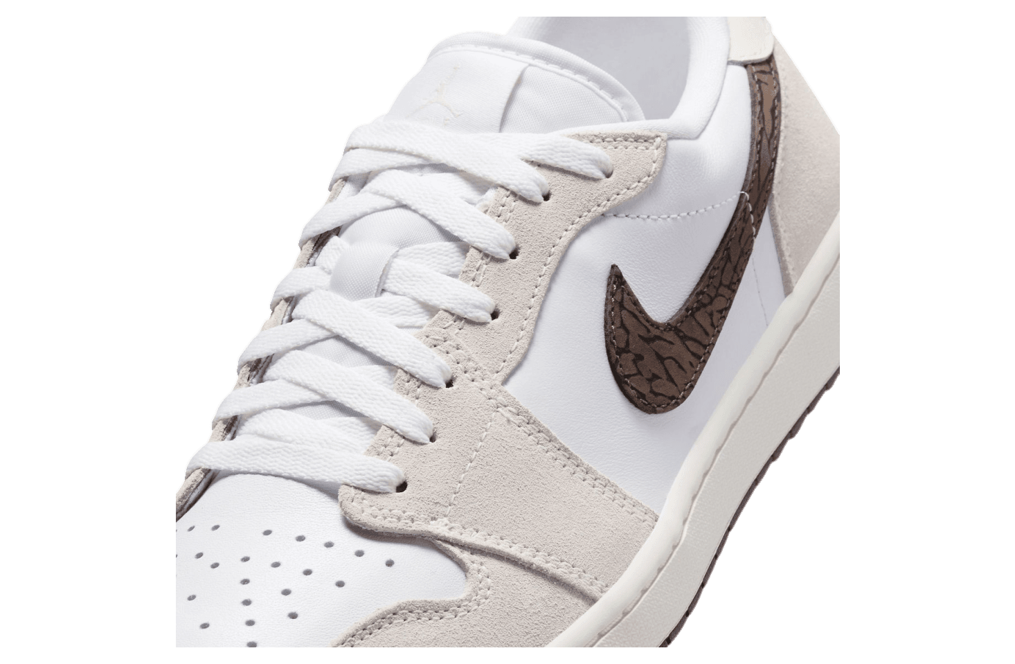 Jordan 1 Low Golf 'Light Orewood Elephant'