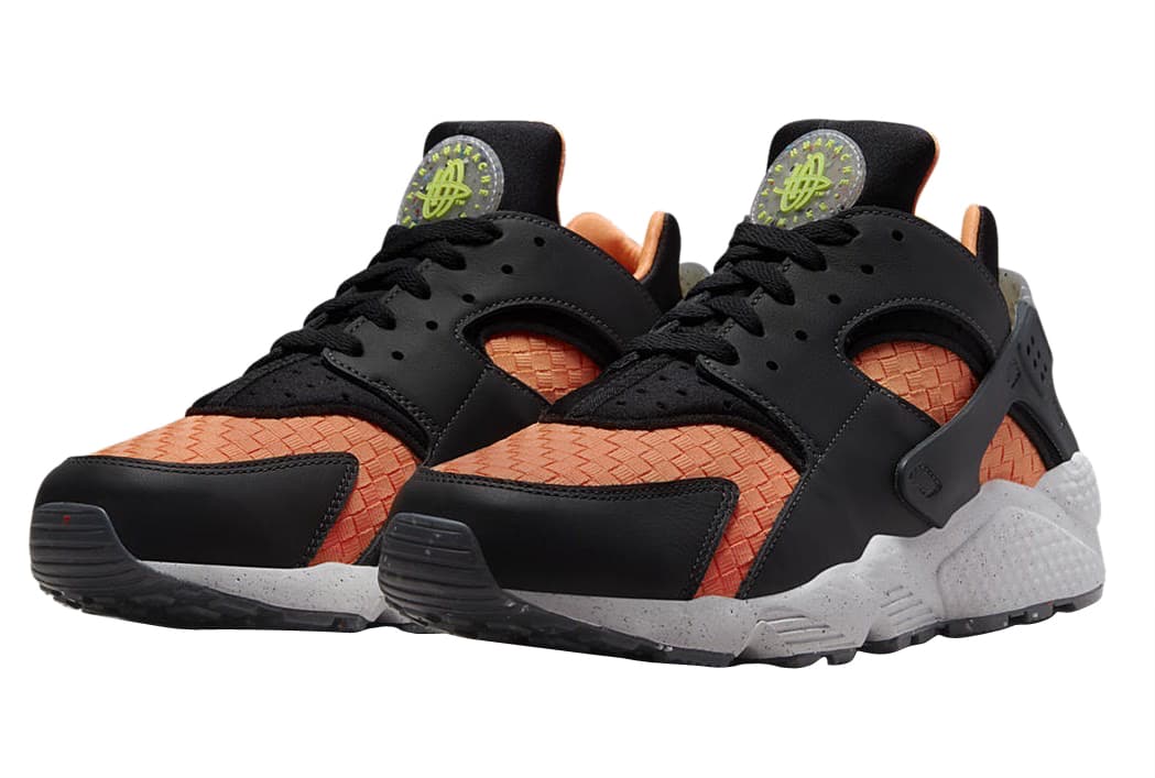 Air Huarache Crater Premium 'Black Atomic Orange'