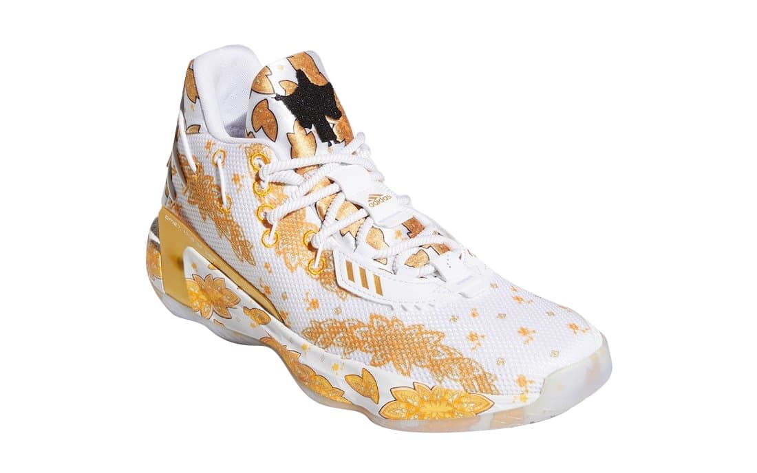 adidas Ric Flair x Dame 7 'White Gold Metallic'