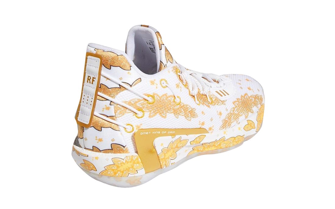 adidas Ric Flair x Dame 7 'White Gold Metallic'