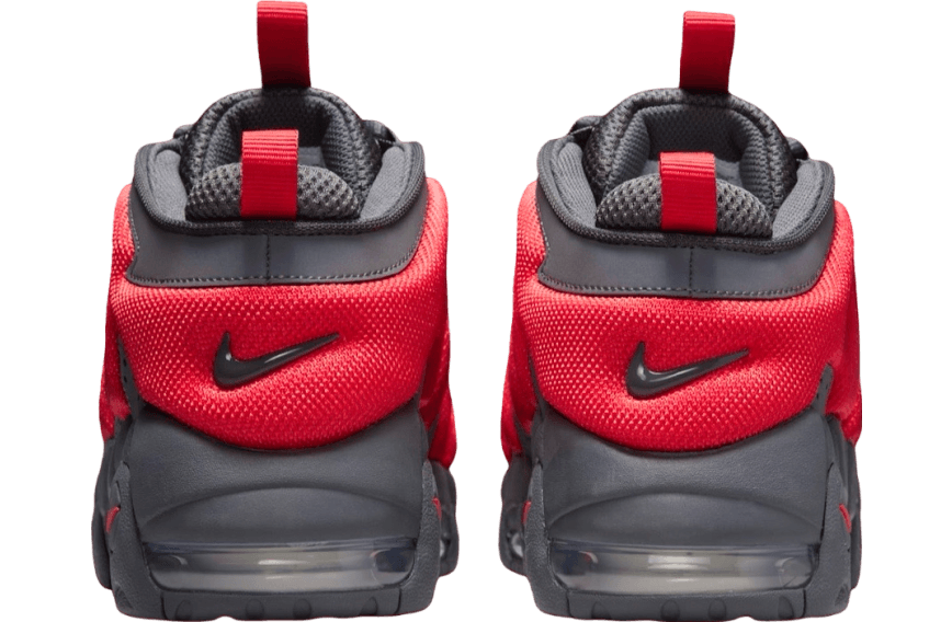 Air More Uptempo Low 'Dark Grey Light Crimson'