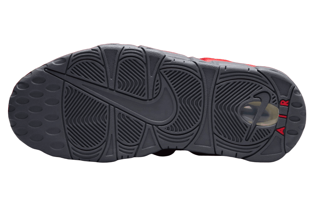 Air More Uptempo Low 'Dark Grey Light Crimson'