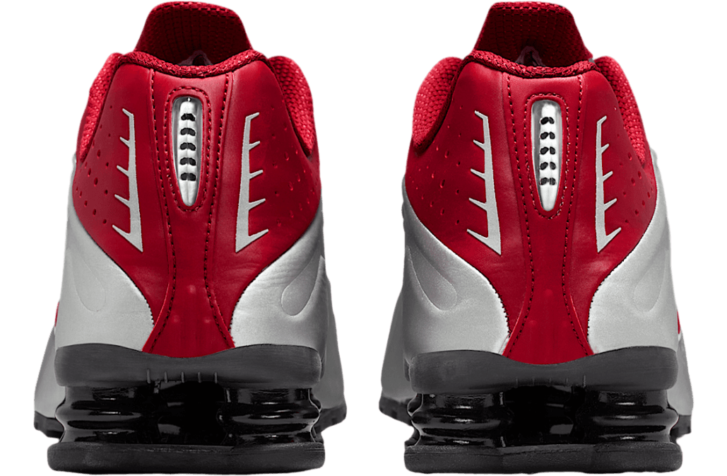 Shox R4 'Metallic Silver Black Team Crimson'
