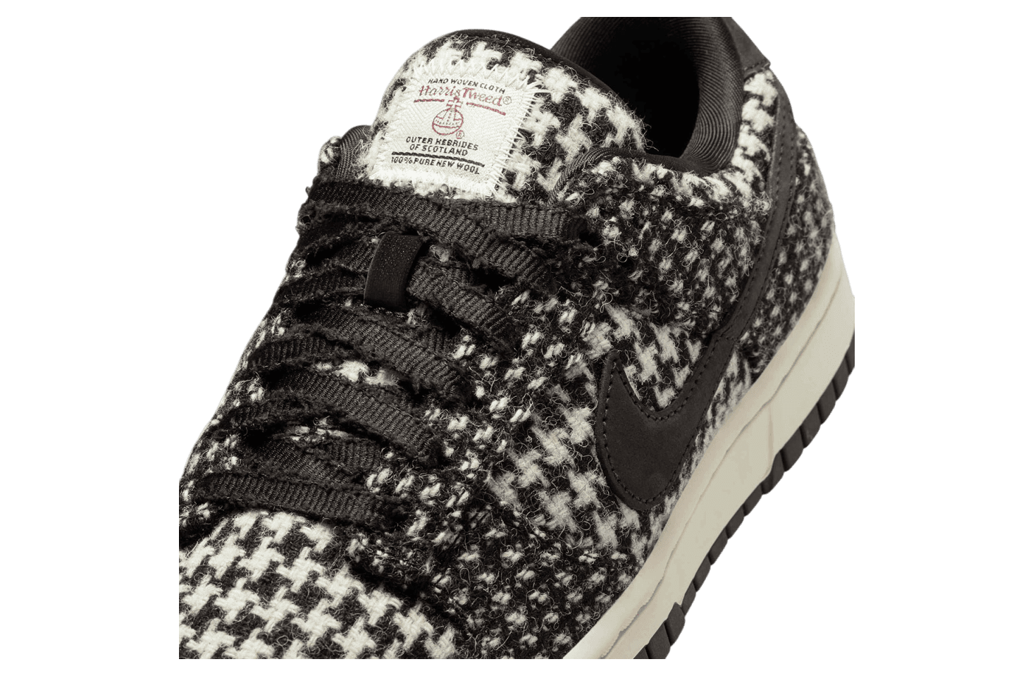 Harris Tweed x Dunk Low 'Black Phantom'