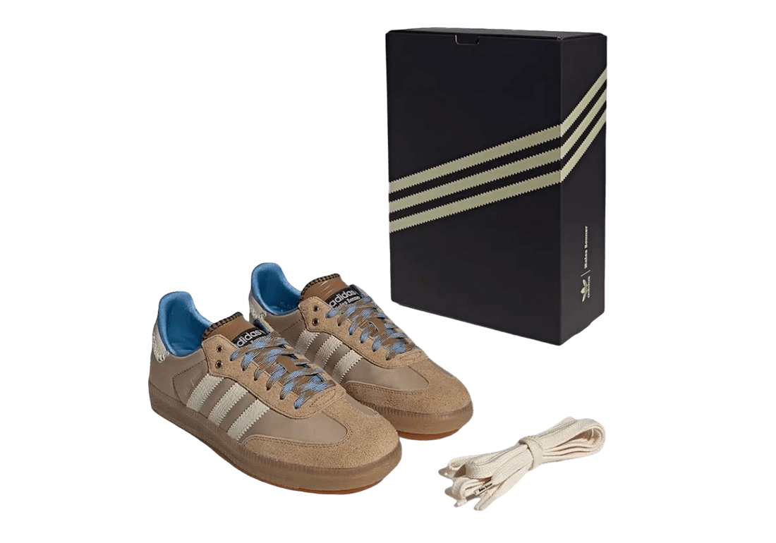 Wales Bonner x Samba Nylon 'Desert White'