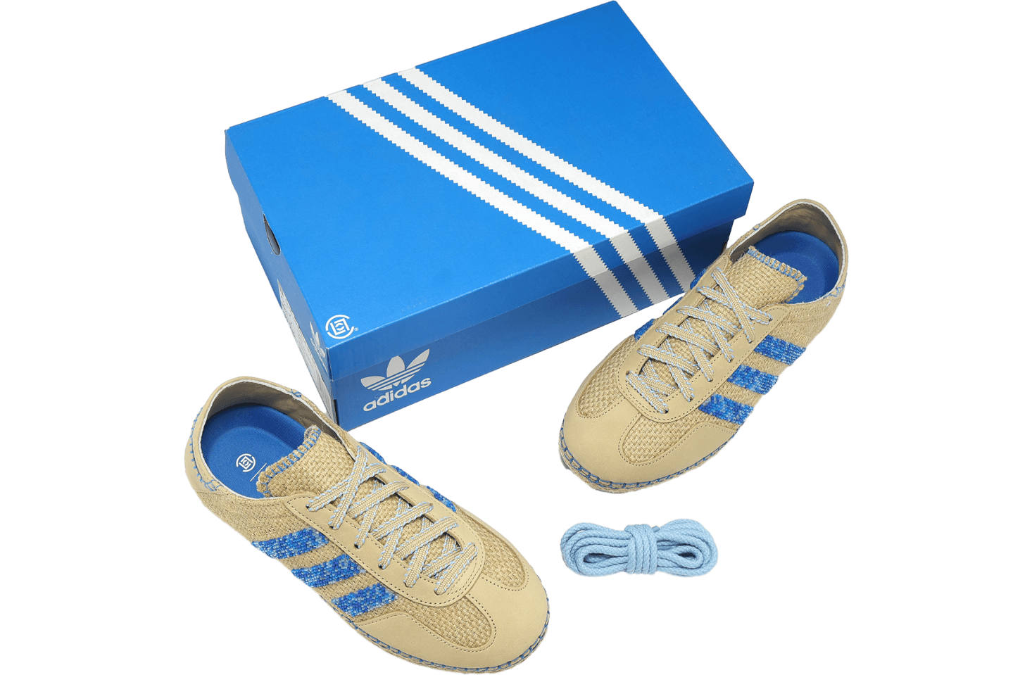 CLOT x Gazelle 'Linen Khaki Light Blue'