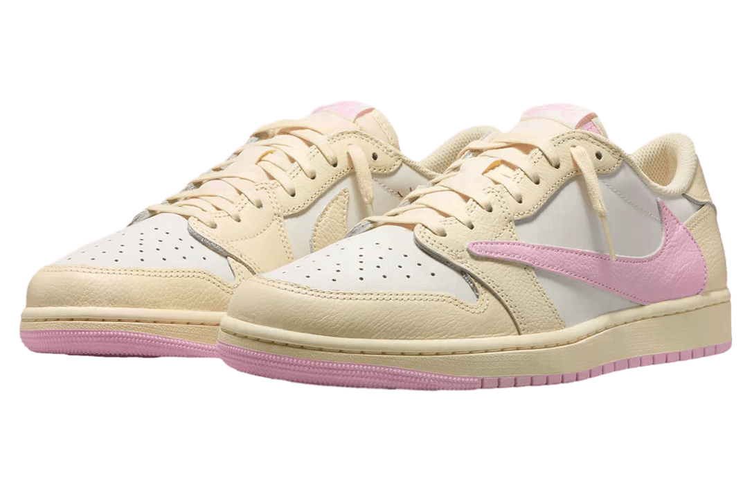 Travis Scott x Jordan 1 Retro Low OG 'Muslin Pink'