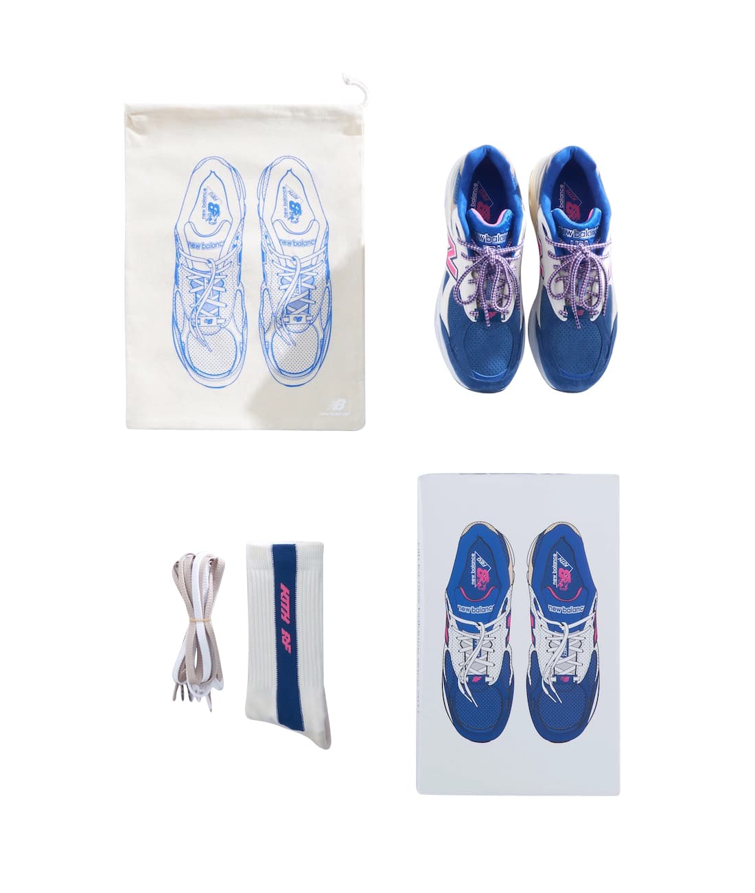 New Balance Kith x 990v3 Made In USA 'Daytona'