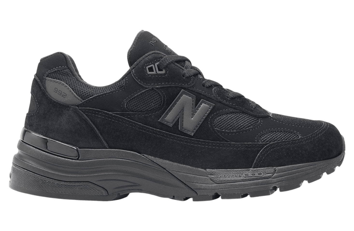 New Balance 992 Made in USA 'Triple Black' 2025